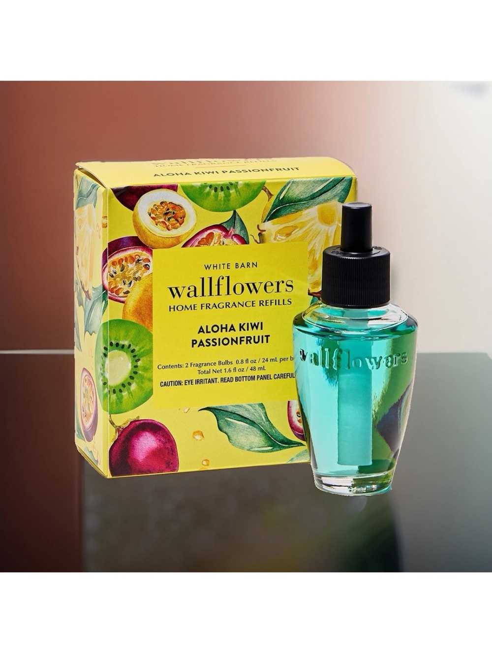 Bath & Body Works 2-Pk Wallflower Refill-Aloha Kiwi Passion Fruit (0.8 fl oz Ea)